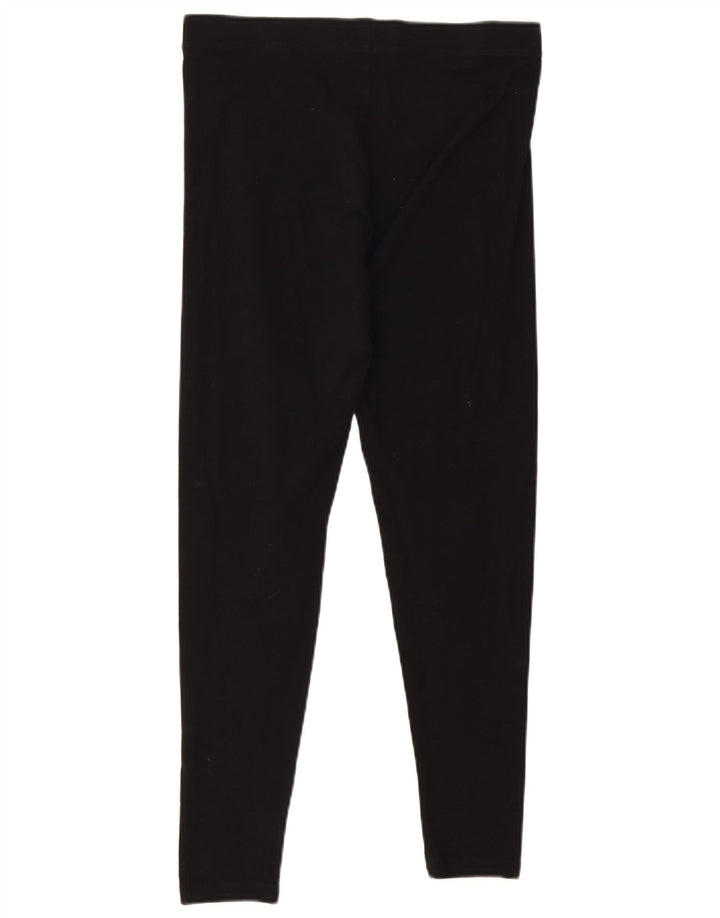 Marks & Spencer Leggings para mujer Reino Unido 12 Mediano Algodón negro