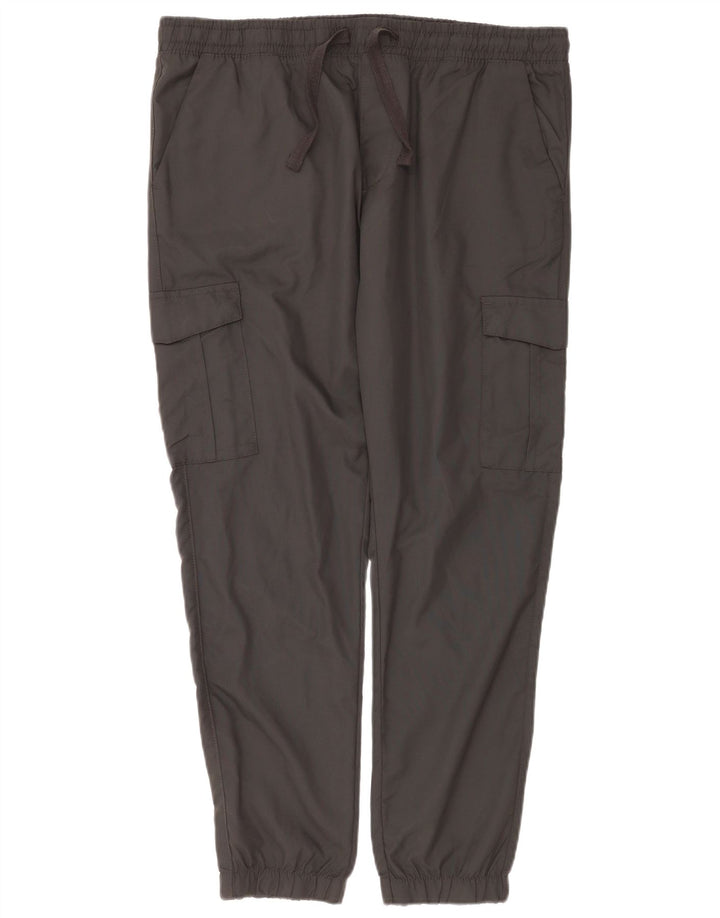 French Connection Pantalones tipo joggers cargo para hombre XL W38 L29 Poliamida gris