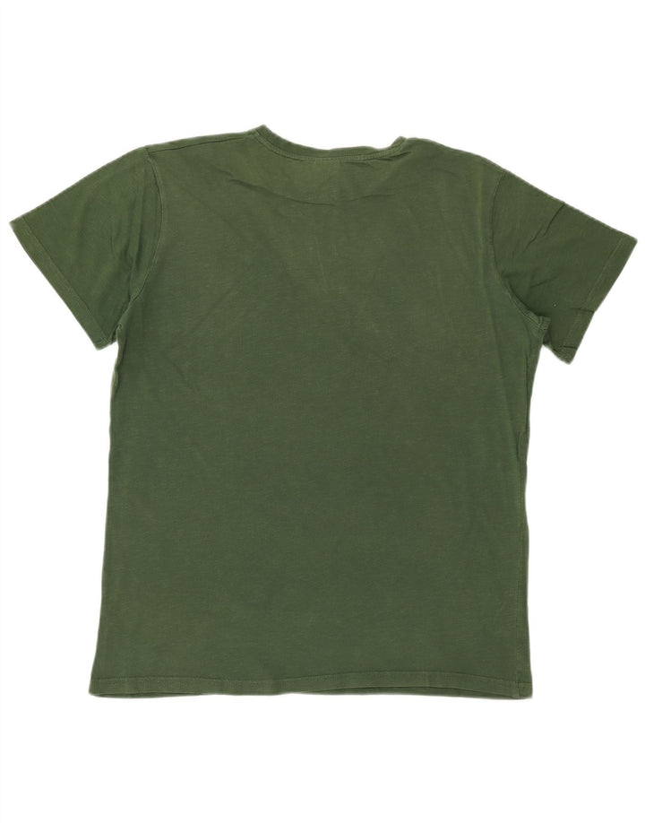 Errea - Camiseta gráfica para hombre, talla grande, verde