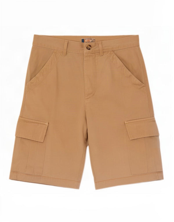 CLARK Pantalones cortos cargo para hombre medianos W30 Beige