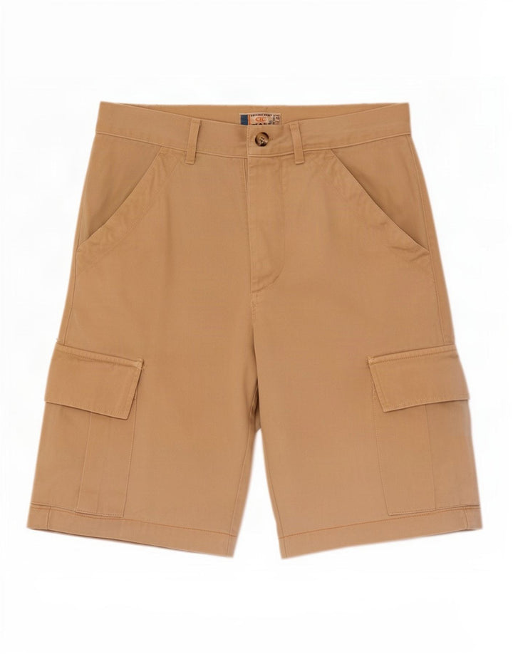 CLARK Pantalones cortos cargo para hombre medianos W30 Beige