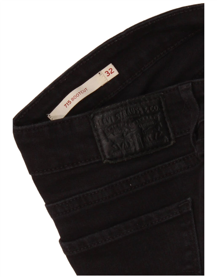 Levi's Vaqueros Bootcut 715 para Mujer W32 L33 Negro