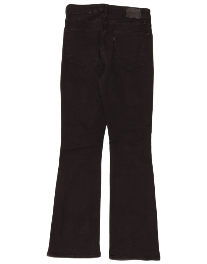 LEVI'S Vaqueros Bootcut De Tiro Alto Para Mujer W29 L30 Algodón Negro