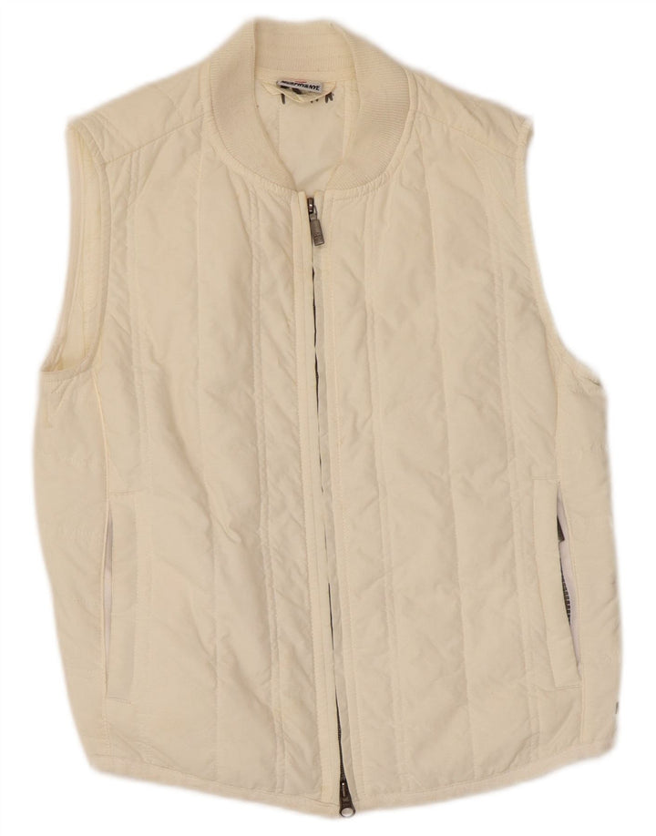 Murphy & Nye Chaleco acolchado para mujer UK 10 Small Off White Poliamida