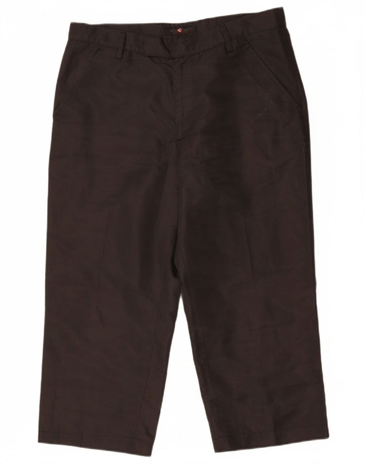 Pantalones capri de cintura alta para mujer Energie W33 L23 Poliéster negro