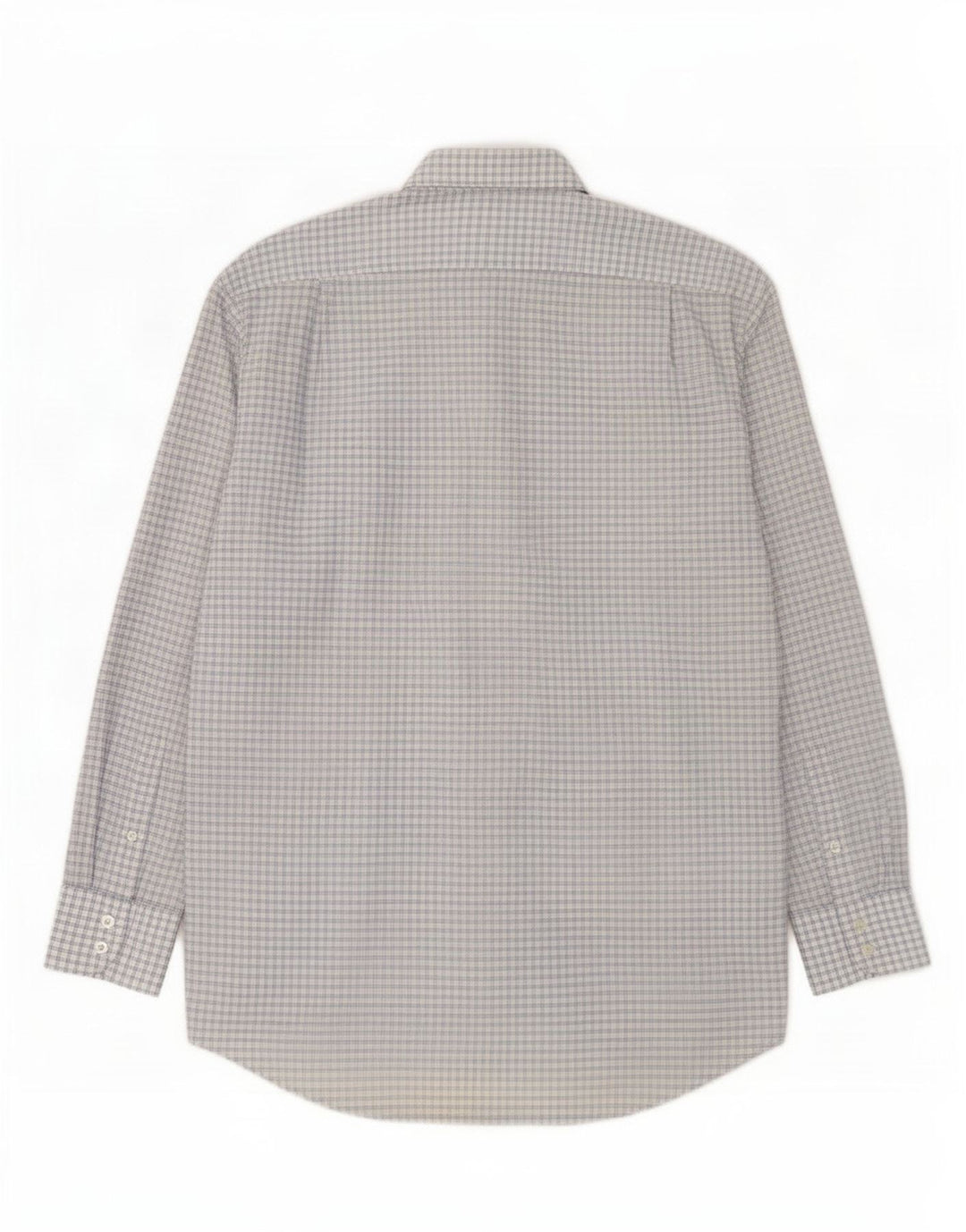 Camisa Lacoste Hombre Talla 42 Algodón Cuadros Azul Grande