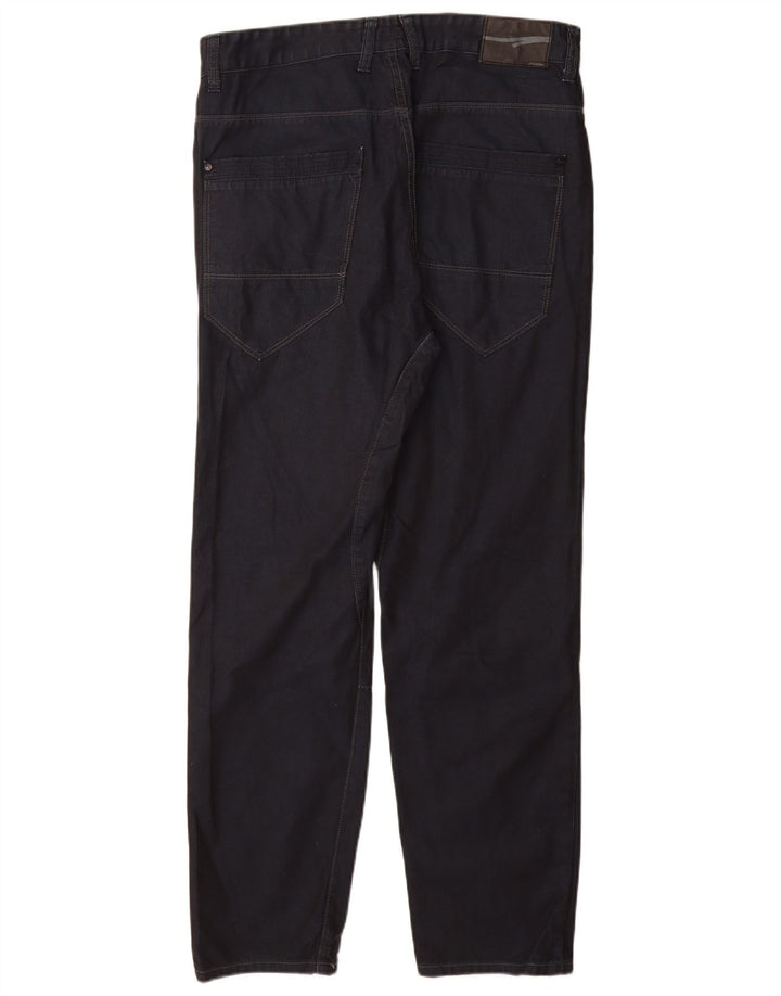 FISHBONE Vaqueros rectos para hombre W34 L30 Azul marino