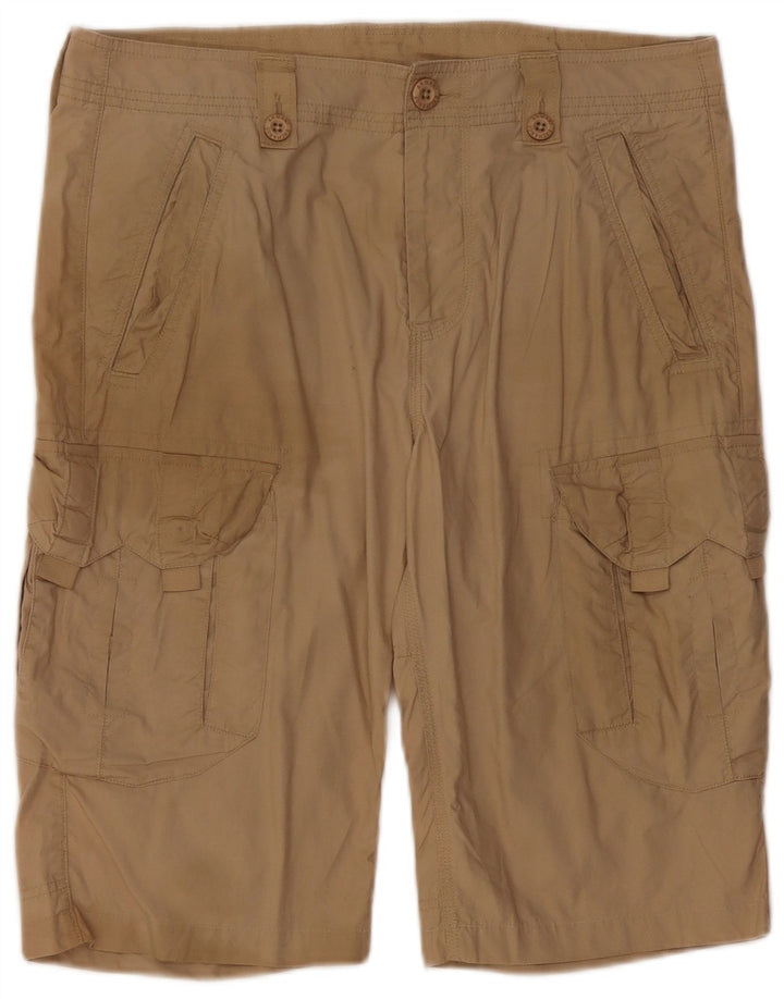 ARMANI EXCHANGE Shorts cargo para hombre W32 Algodón beige medio