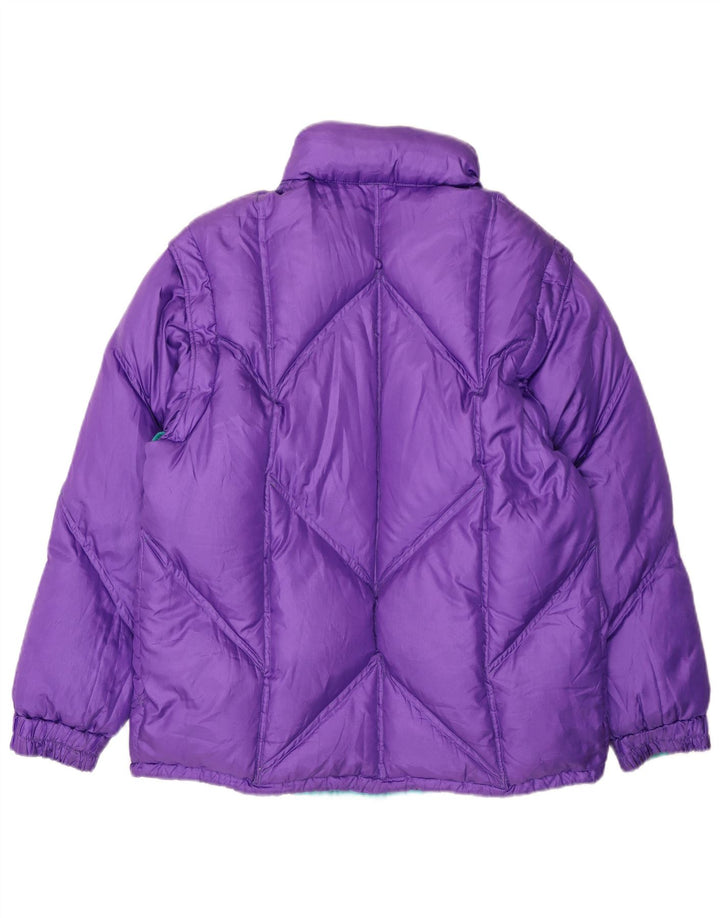 Dolomite Chaqueta acolchada reversible con capucha para mujer UK 46 Poliéster azul grande