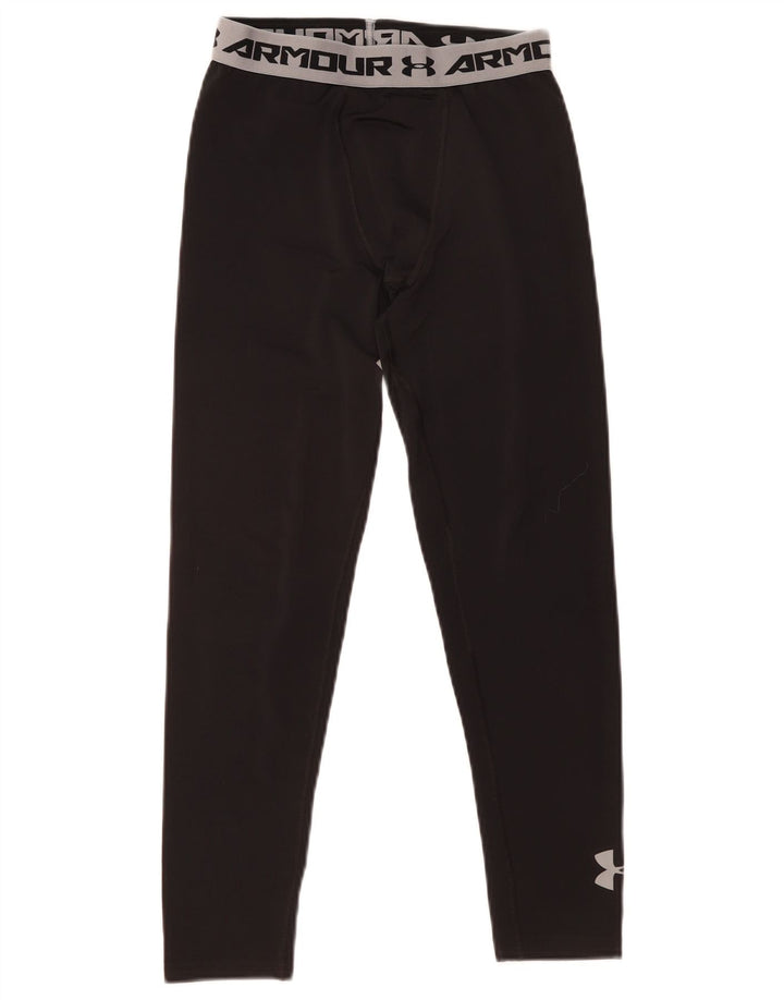 Under Armour Leggings gráficos ajustados para niños 11-12 años Grande Negro