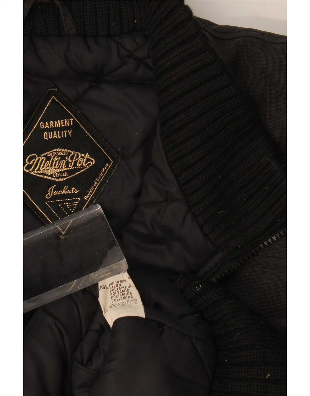 Meltin' Pot Chaqueta acolchada para hombre UK 42 XL Poliamida negra