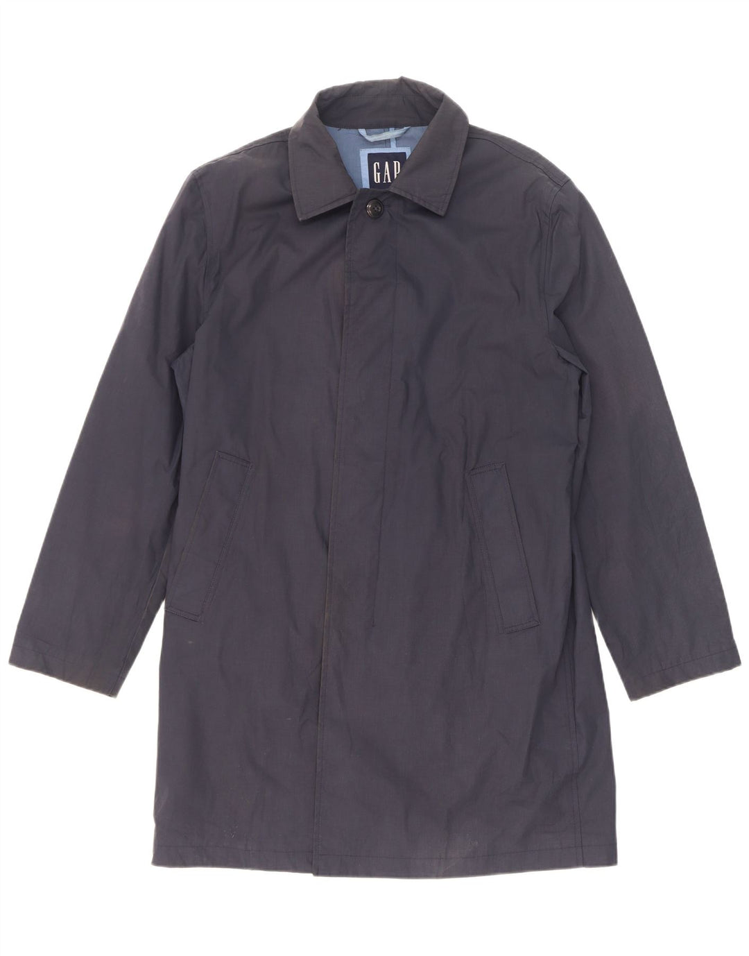 Abrigo Gap para hombre UK 36 Small Poliéster azul marino