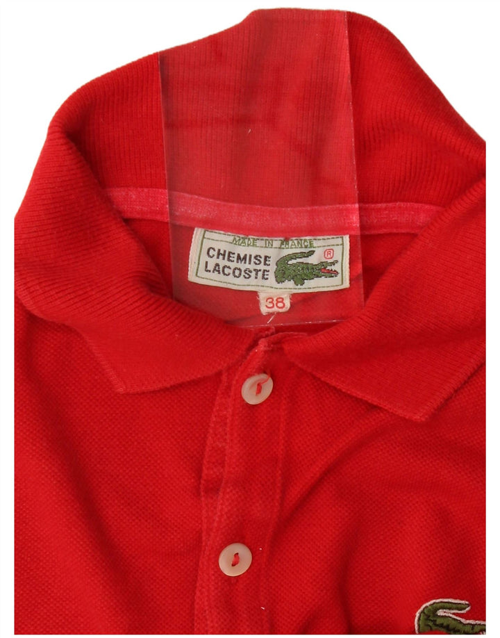 Polo LACOSTE para mujer talla 38 Algodón rojo mediano