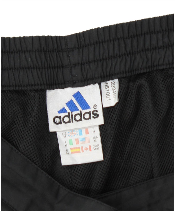 Pantalón Chino Recto Adidas Hombre Poliéster Negro Mediano