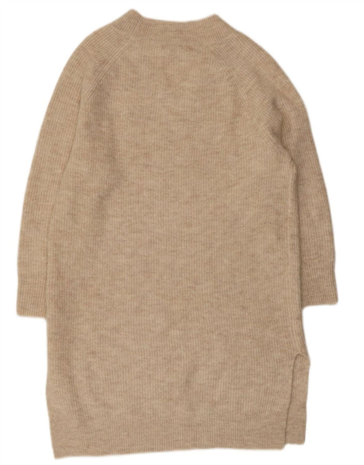 MONSOON Vestido tipo jersey holgado para mujer Reino Unido 44 Acrílico beige medio