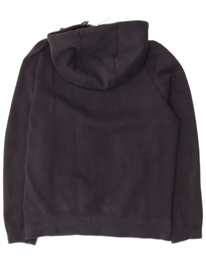 Nike - Sudadera con capucha y cremallera para hombre, tamaño mediano, algodón negro