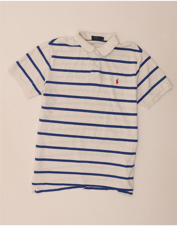 Camisa Polo Ralph Lauren Hombre XL Algodón Rayas Blancas