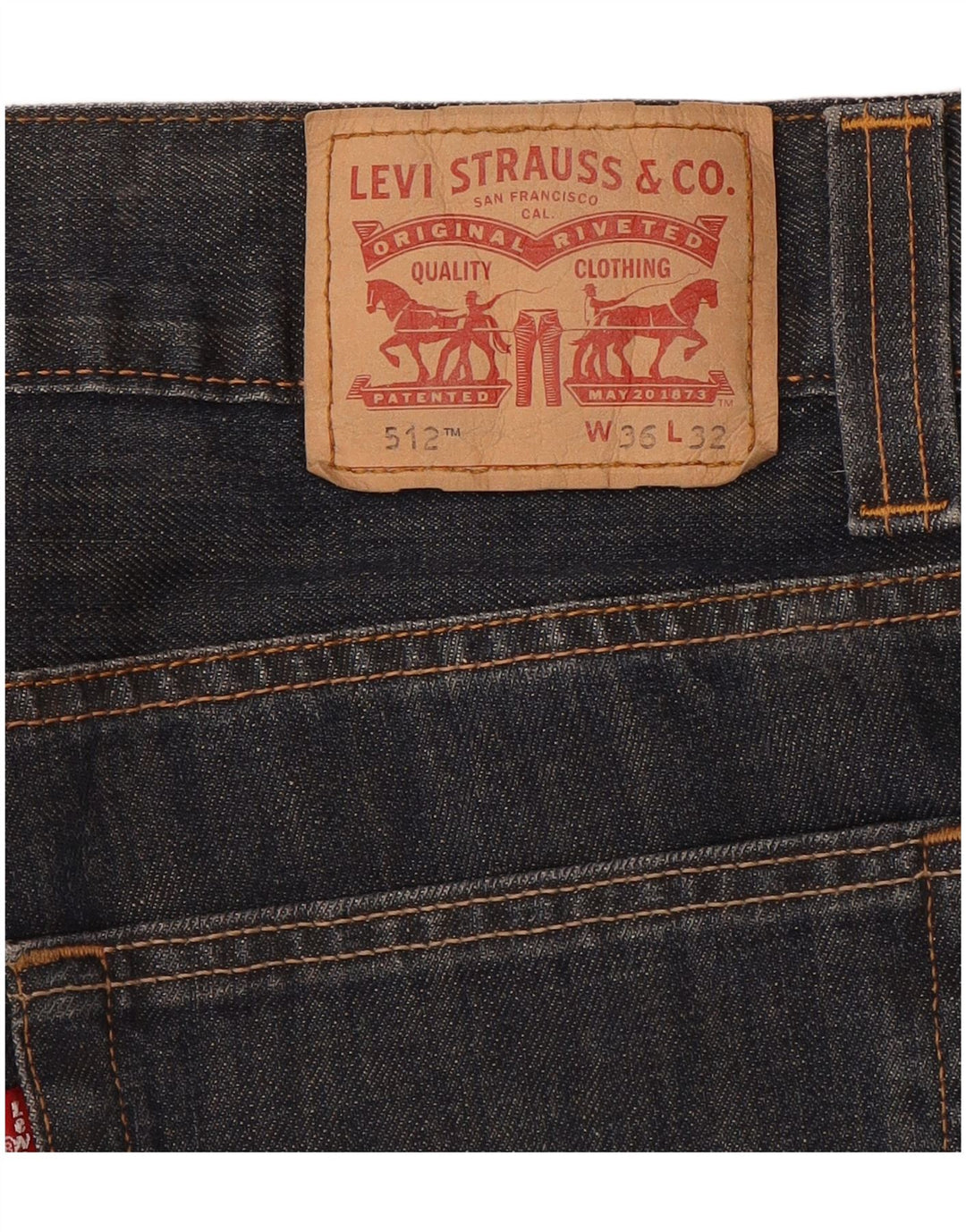 LEVI'S Vaqueros Bootcut 512 para hombre W36 L32 Azul
