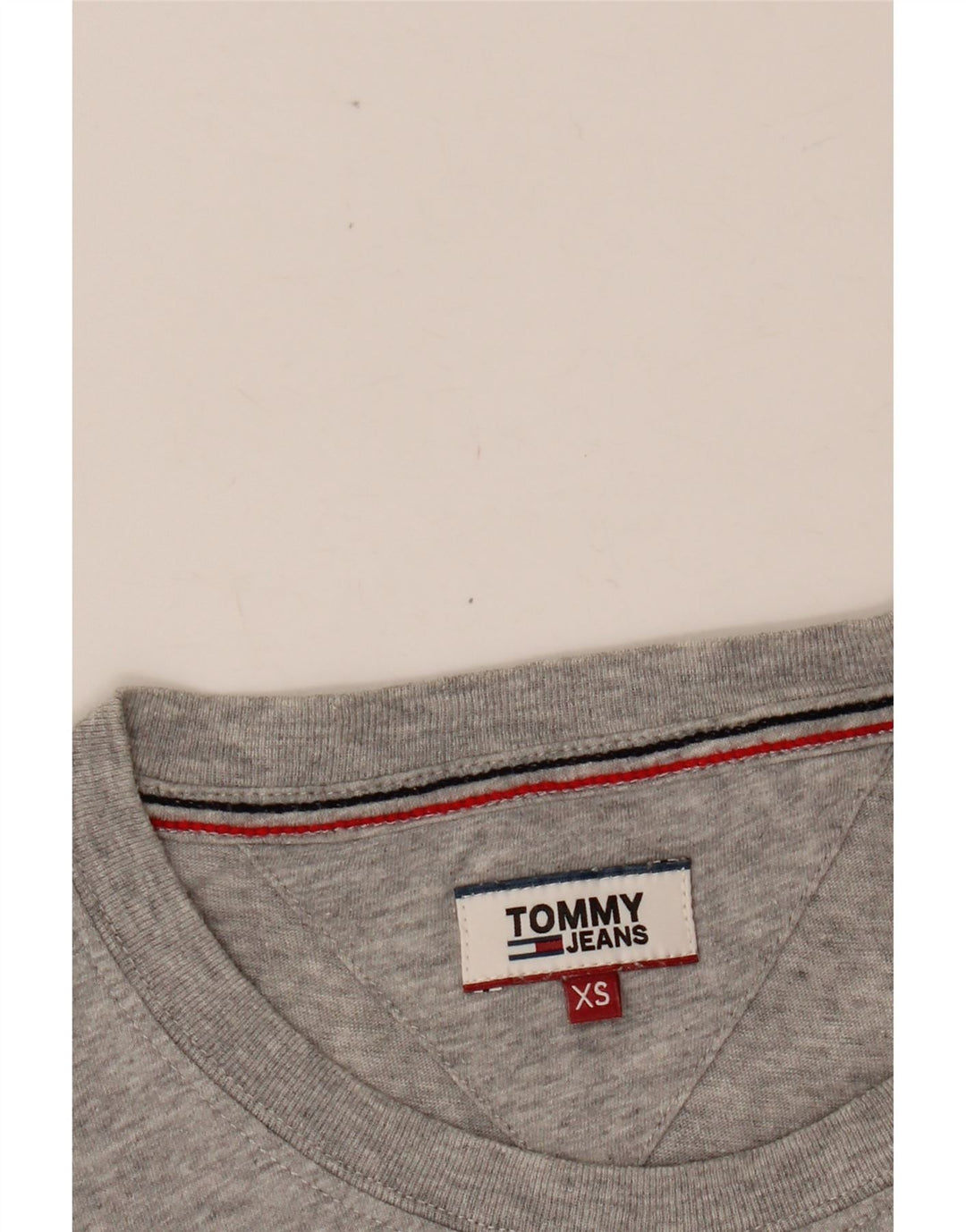 TOMMY HILFIGER Camiseta gráfica para mujer Top UK 6 XS Gris