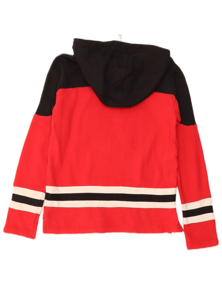 NHL Chicos Chicago Blackhawks Sudadera con Capucha Jersey 10-11 años Mediano Rojo