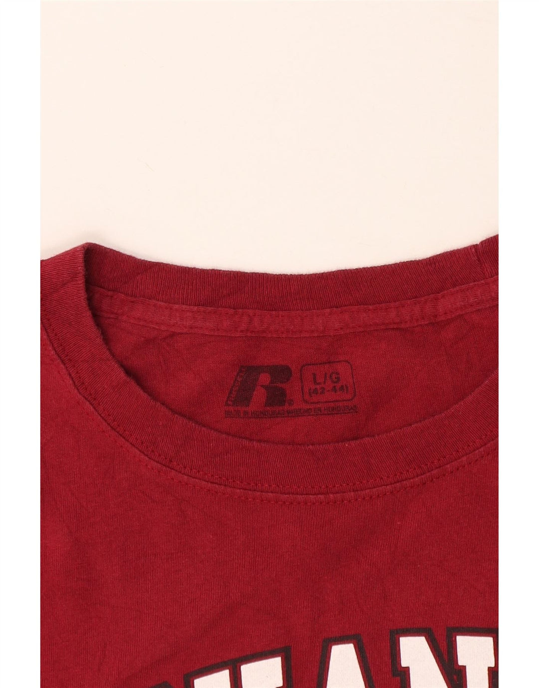 Russell Athletic - Camiseta gráfica para hombre Arkansas Razorbacks, talla grande, color rojo