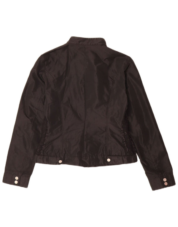 Guess By Marciano Chaqueta Bomber Mujer IT 42 Poliéster Negro Mediano