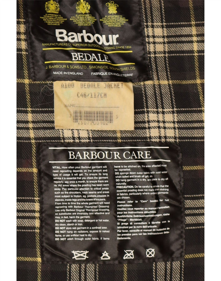 Barbour Chaqueta de algodón encerado para hombre UK 46 3XL Algodón caqui