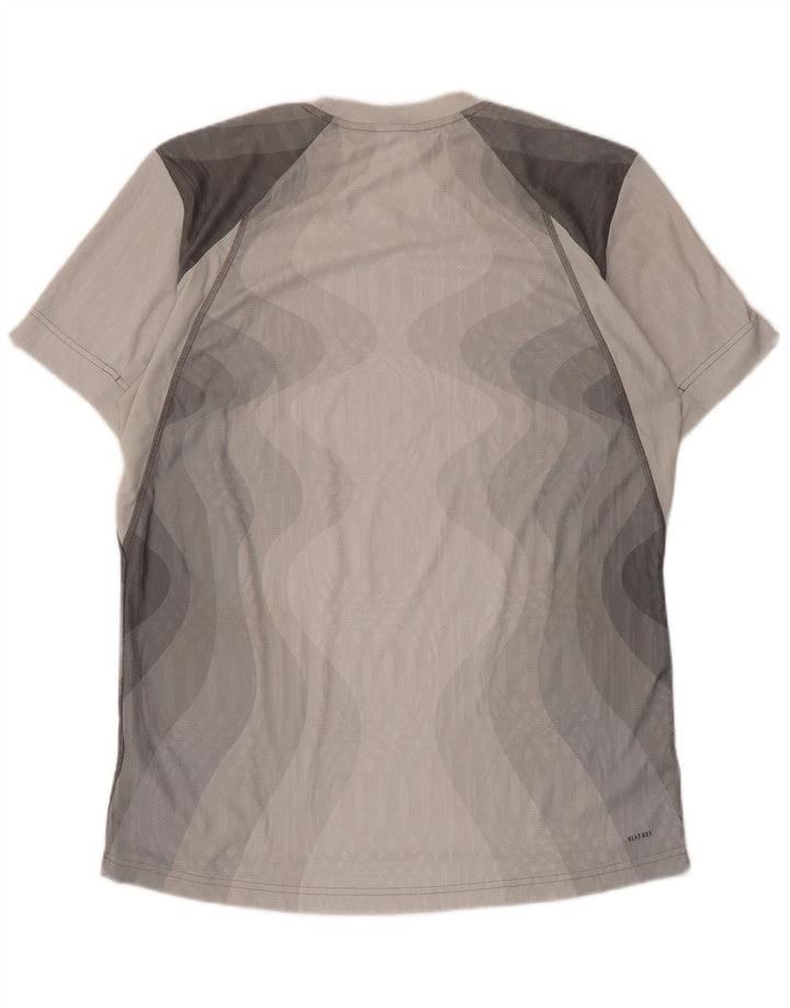 Camiseta Adidas Hombre Top Grande Gris Tie Dye Poliéster