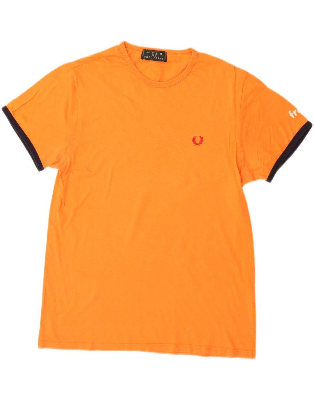 Fred Perry - Camiseta para hombre, color naranja medio, algodón