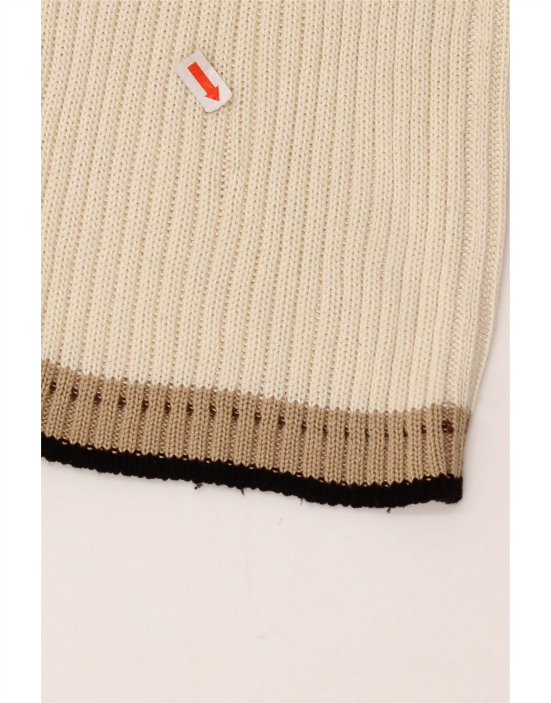 CERRUTI 1881 Cárdigan para mujer, talla 40, talla mediana, algodón blanco roto