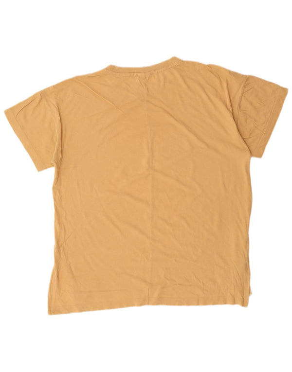 Reebok Camiseta Gráfica Mujer Top UK 20/22 XL Beige Algodón