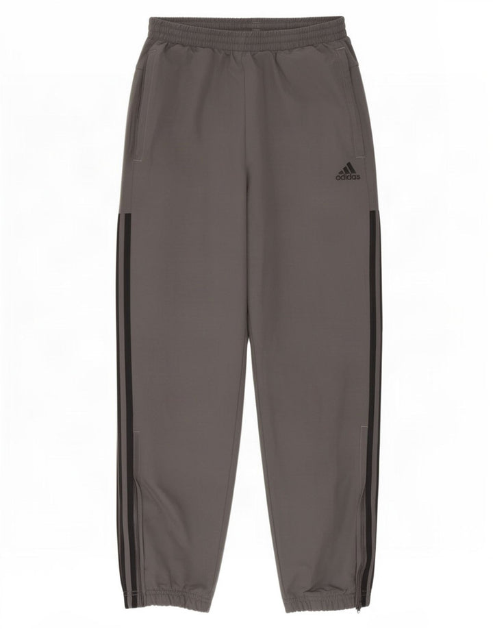 Adidas Hombre Pantalones De Chándal Joggers Gris Medio Poliéster