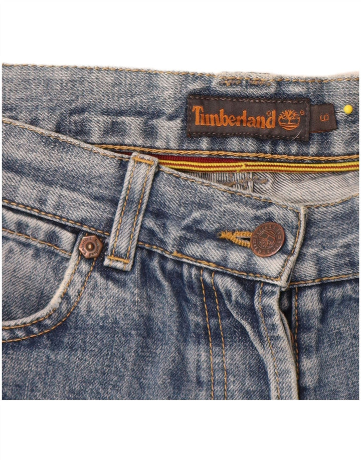 Timberland Jeans rectos para mujer US 6 Medium W28 L29 Azul