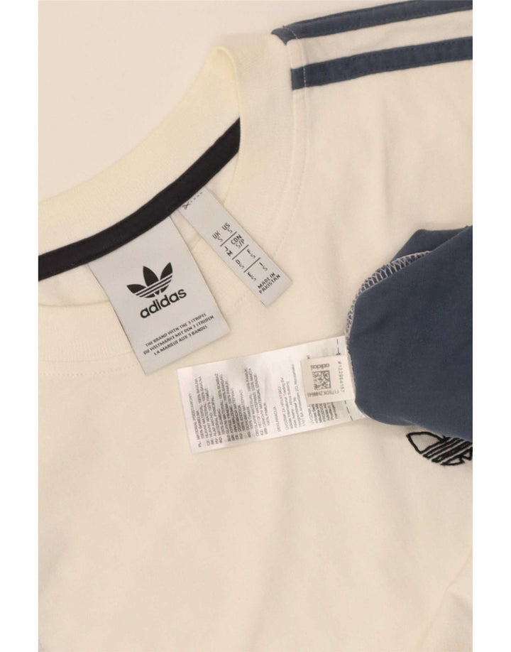 Adidas Hombre Camiseta Top Small Multicolor Colorblock Algodón