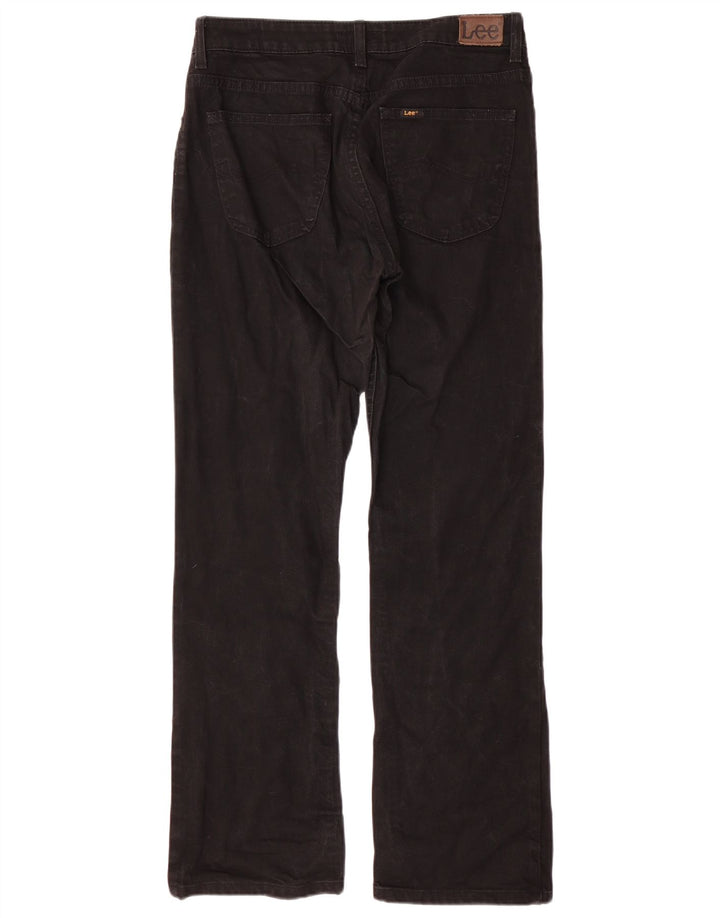 LEE Vaqueros Cameron de Cintura Alta para Mujer W33 L33 Negro