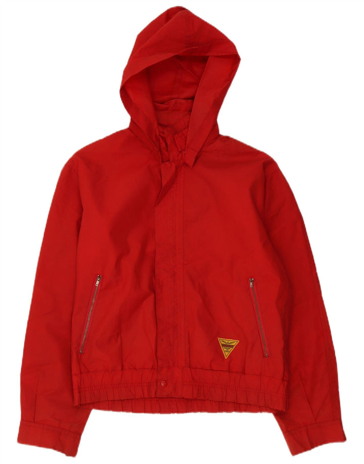 CARRERA Chaqueta bomber con capucha para hombre UK 36 Small Red