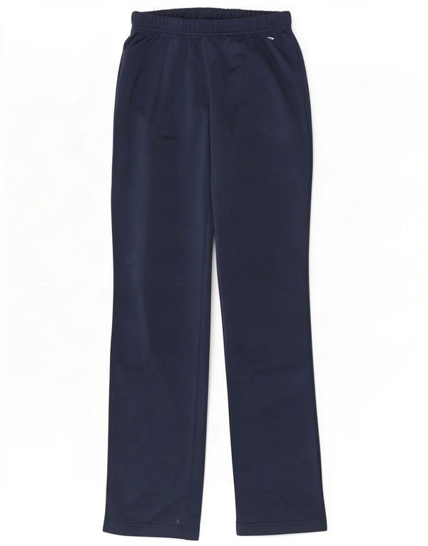 Diadora Womens Tracksuit Trousers UK 10 Small Navy Blue Polyester
