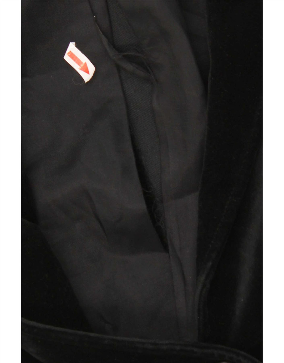 St Michael Chaqueta Blazer de Terciopelo con 2 Botones para Mujer UK 44 Mediana Algodón Negro