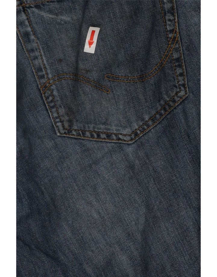 Jack & Jones Hombre Pantalones Cortos De Mezclilla De Corte Regular Medio W32 Algodón Azul