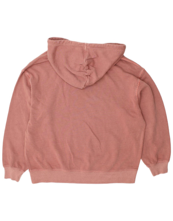TOMMY HILFIGER Jersey con capucha extragrande y gráfico para mujer UK 40 XL Algodón rosa