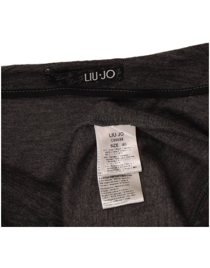 Liu Jo Vestido Básico Sin Mangas IT 40 Small Gris Lana