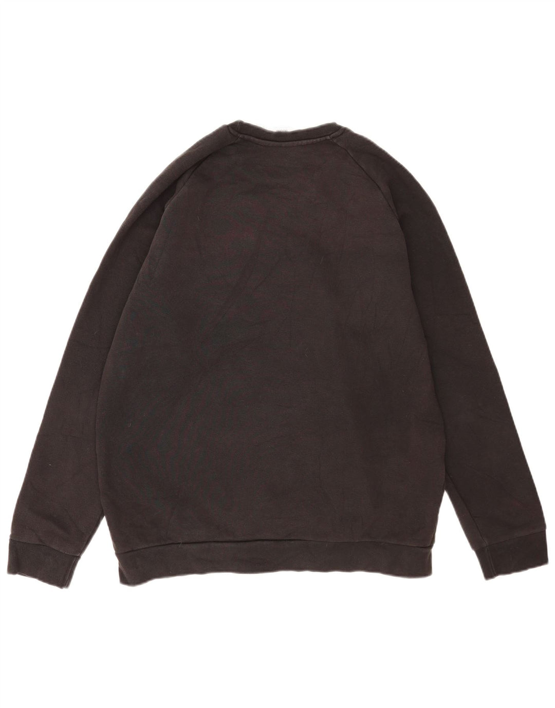 Adidas Hombre Sudadera Jumper Grande Negro Algodón