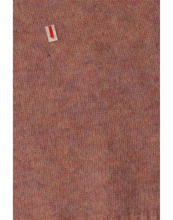 Jersey MC Kenzy Hombre con Cuello Redondo de Lana Rosa Medio