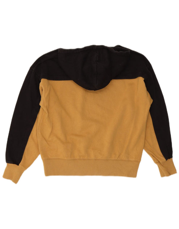 Champion Sudadera con capucha gráfica para mujer UK 44 Medium Yellow Colourblock