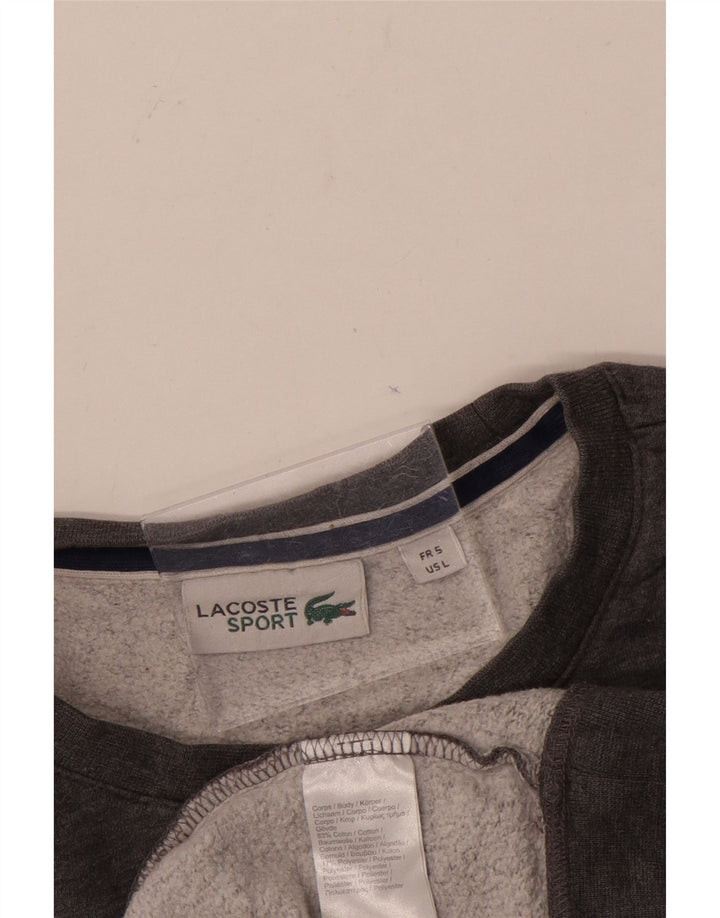 Lacoste - Sudadera para hombre, talla 5, algodón gris grande