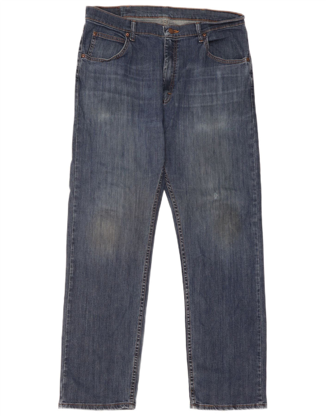 Vaqueros Wrangler Hombre Rectos W36 L32 Algodón Azul