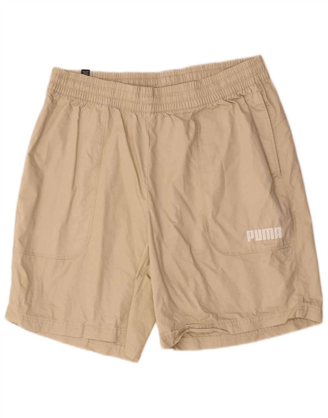 Puma Pantalones cortos deportivos para hombre XL Beige
