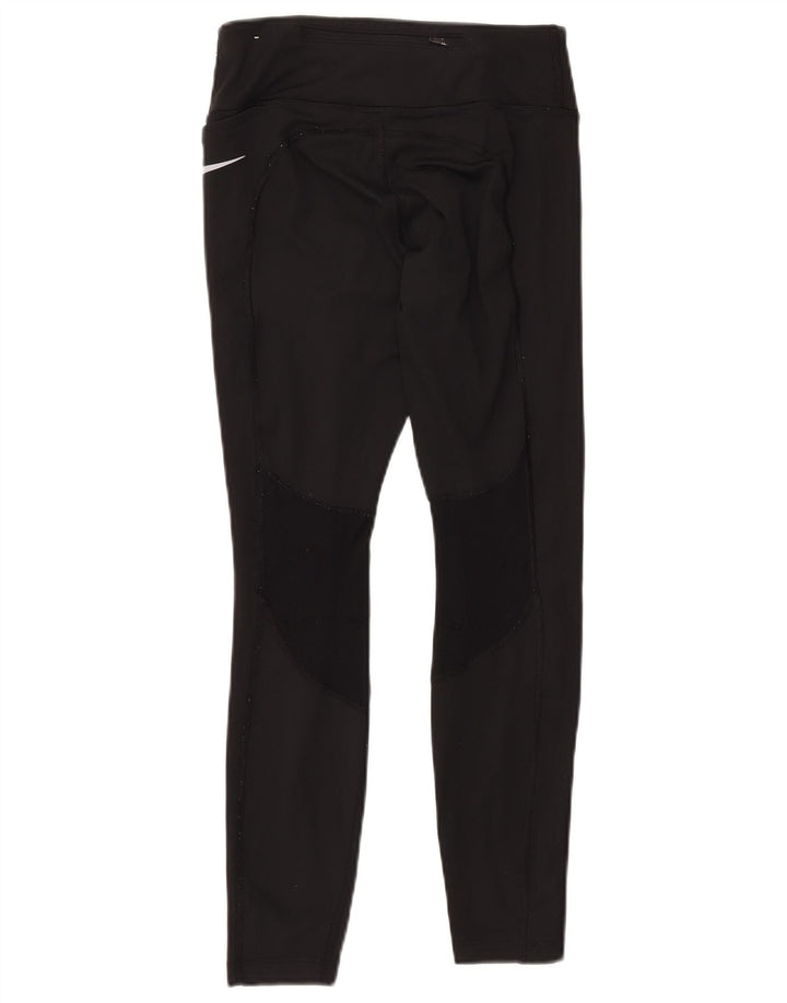 Leggings NIKE Dri Fit para mujer UK 10 Small Poliéster negro