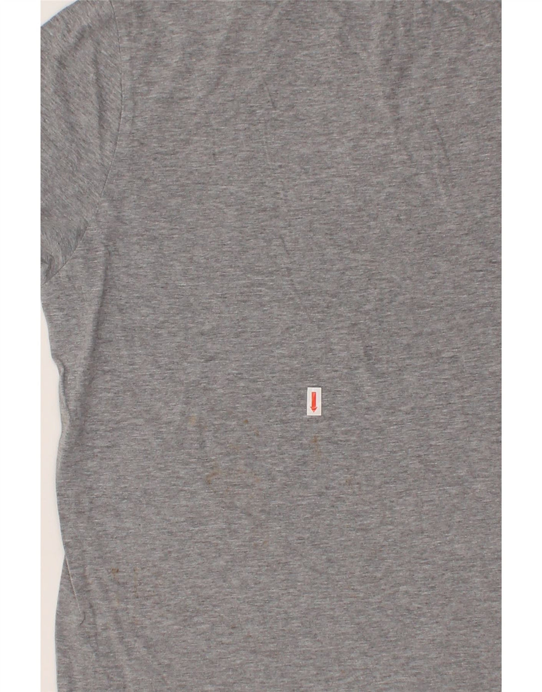 TOMMY HILFIGER Camiseta gráfica para hombre Top de algodón gris medio