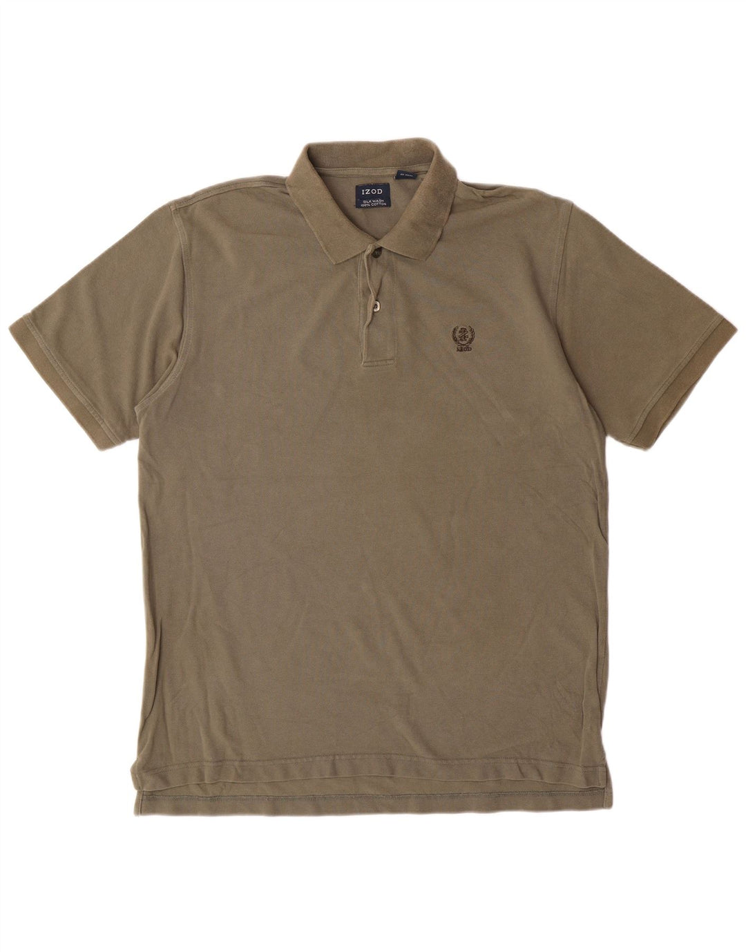 Izod Polo Hombre Large Caqui Algodón